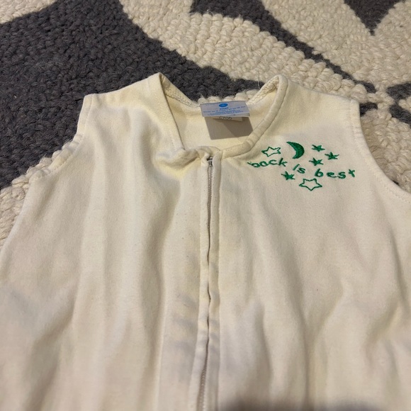 Halo Sleep Sack Zipper with Green Font Size Small Birth to 6 Months 10-18 Months - Picture 2 of 5